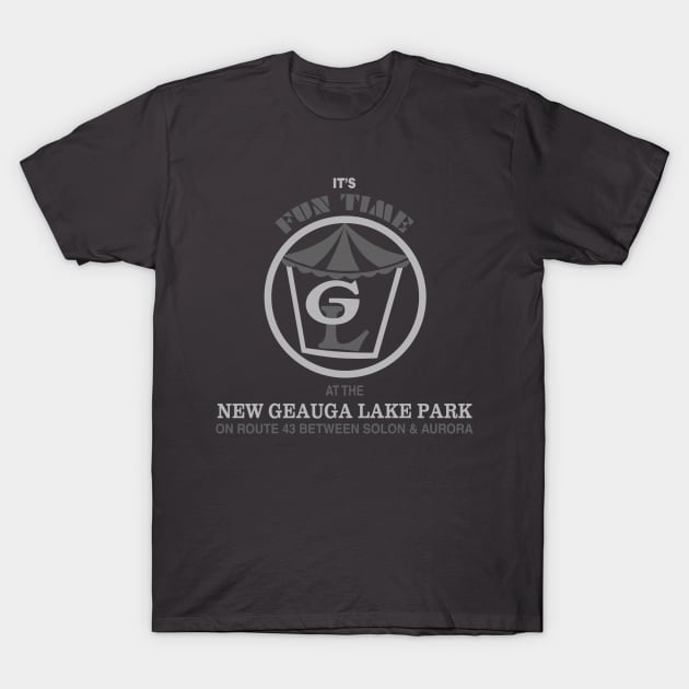 Geauga Lake Fun Time Amusement Park Ohio T-Shirt by carcinojen